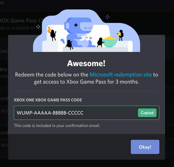 how to claim discord nitro from xbox game pass