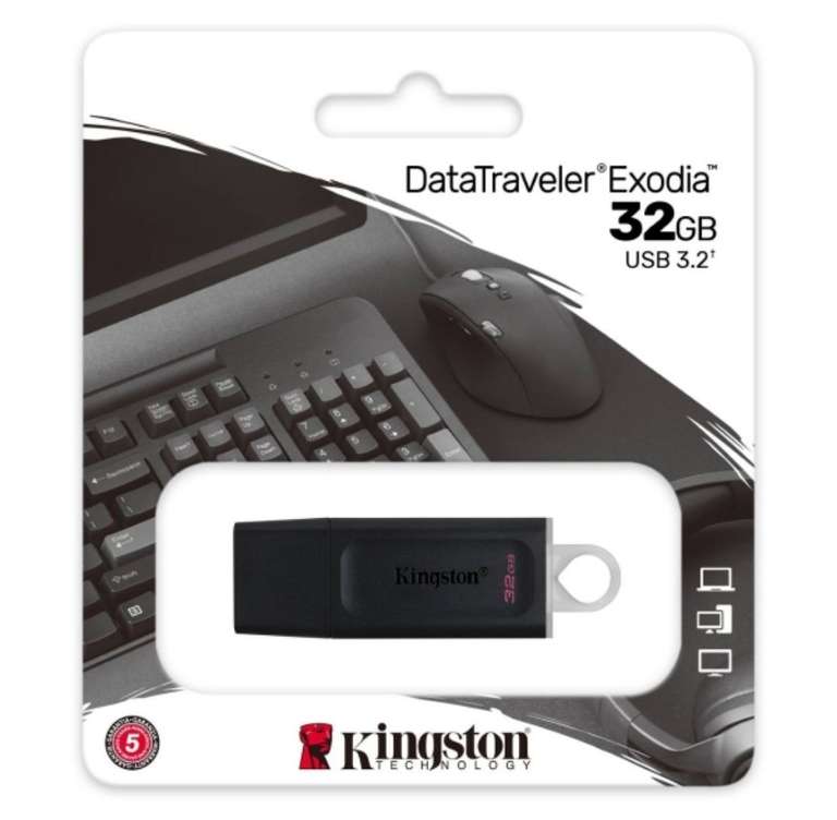 Флеш-диск Kingston 32GB USB 3.2 (с бонусами 149₽)