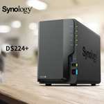 Сетевое хранилище Synology DS224+ (цена с ozon картой) (из-за рубежа)