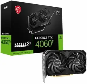 Видеокарта MSI RTX4060Ti VENTUS 2X BLACK 8G