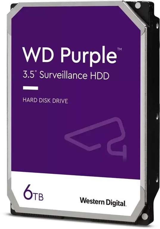 6 ТБ Внутренний жесткий диск Western Digital Purple Surveillance 3.5" 5400 (WD63PURZ)