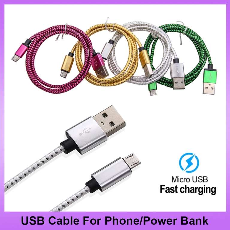Micro USB зарядный кабель Veeape 1 м