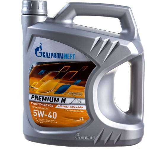 Масло GAZPROMNEFT Premium N 5W-40 4л