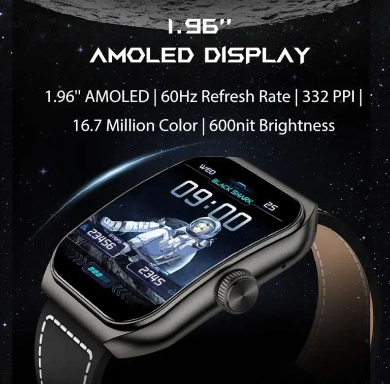 Смарт-часы BlackShark GT3, Глобальная версия, Amoled, IP68