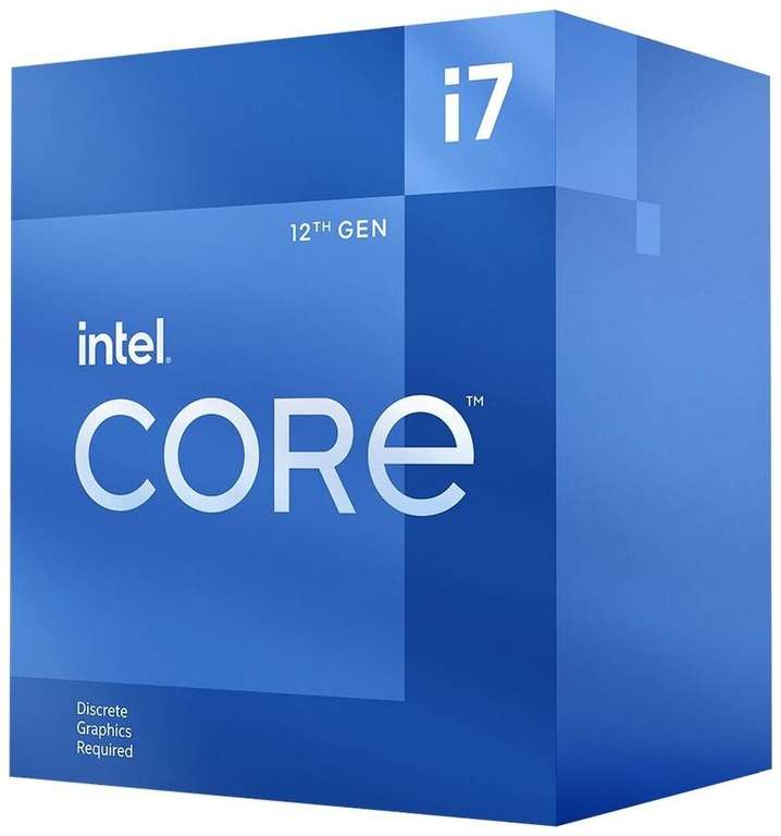 Процессор Intel Core I7-12700 BOX (12 ядер, 20 потоков, до 4,90ГГц, LGA1700)