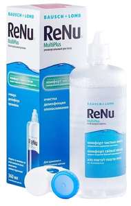 Раствор Bausch & Lomb Renu MultiPlus, с контейнером, 360 мл