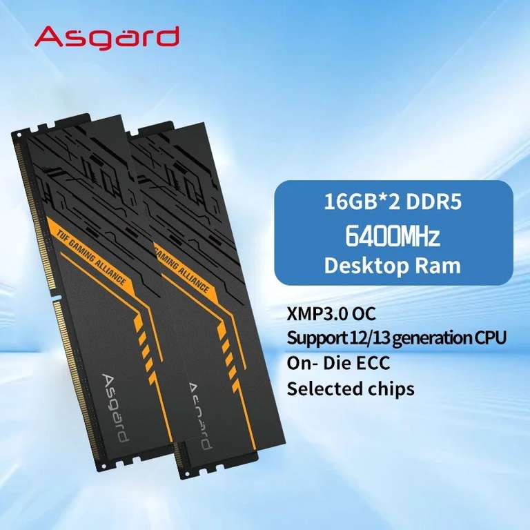 Оперативная память Asgard TUF OC DDR5-6800 2x16