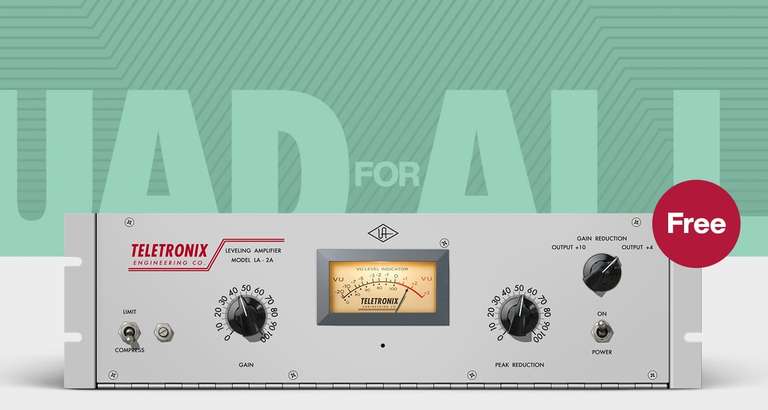 Музыкальный плагин LA-2A Tube Compressor от Universal Audio бесплатно