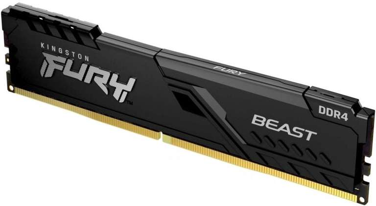 Оперативная память Kingston Fury Beast Black 8Gb DDR4 3200MHz (KF432C16BB/8)
