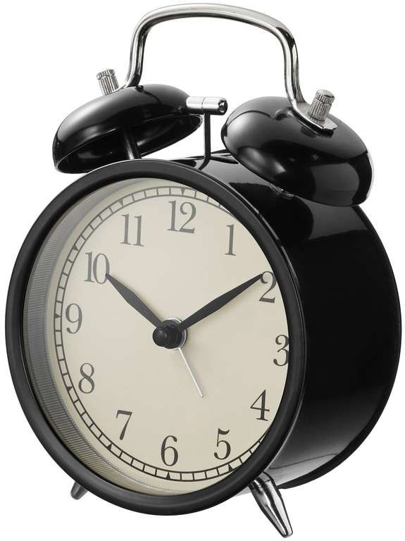 Часы с будильником настольные ИКЕА ДЭКАД
