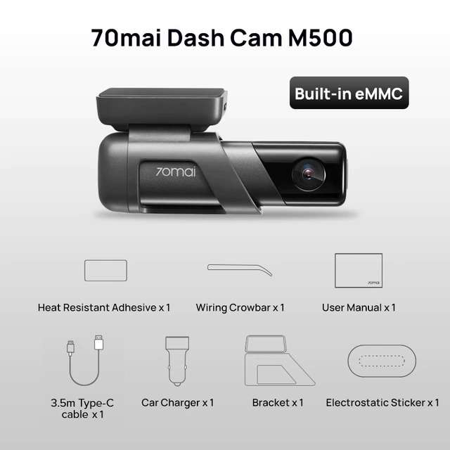 Видеорегистратор 70mai Dash Cam M500