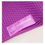 Каучуковый складной коврик для йоги фитнеса - Арт Йогаматик Yoga Light Purple 183x65x0.2 см фиолетовый