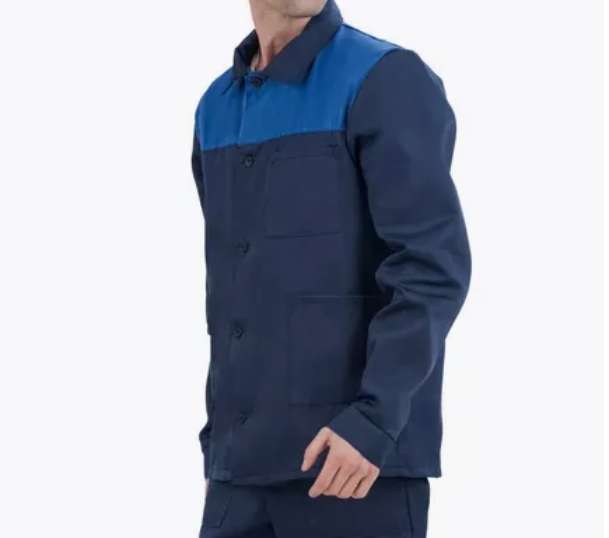 Мужская куртка рабочая синяя