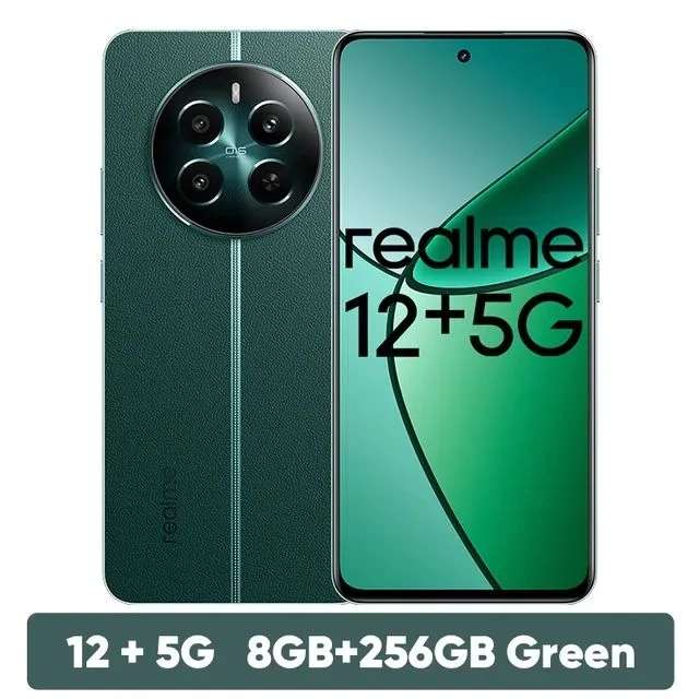 Смартфон realme 12+ Ростест (EAC) 8/256 ГБ, зеленый (из-за рубежа, с картой OZON)