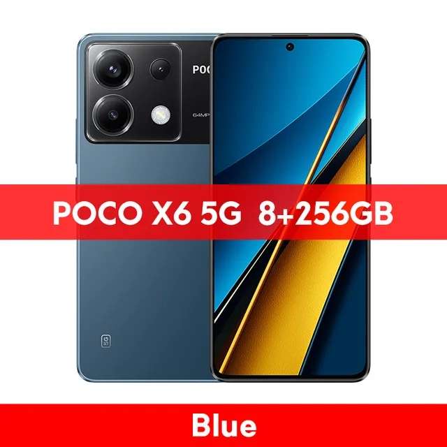 Смартфон Poco X6, 8/256 Гб, 3 расцветки