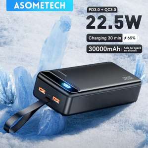 Внешний аккумулятор Asometech 30000 мА