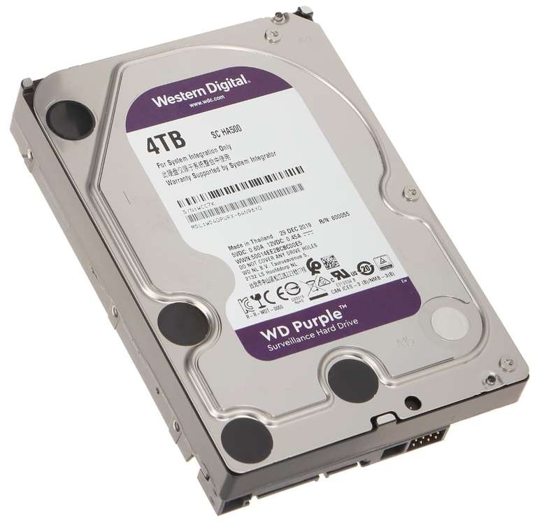 4 ТБ HDD Western Digital Purple WD40PURX (из-за рубежа)