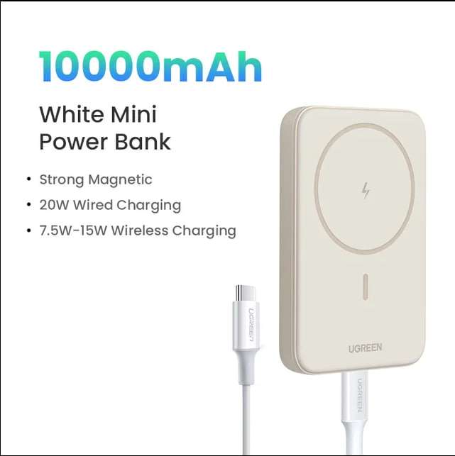 Внешний аккумулятор UGREEN PD20W 10000 мАч (Magsafe)