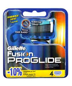 Кассеты Gillette Fusion PROGLIDE, 4 шт.