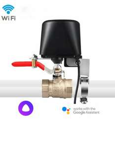 Умный кран клапан-привод Wi-Fi Tuya Smart life для шарового крана с Алисой Goolgle Home