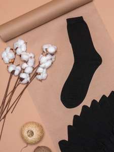 Набор чёрных мужских носков NL TEXTILE GROUP, 10 пар, размеры 37-46