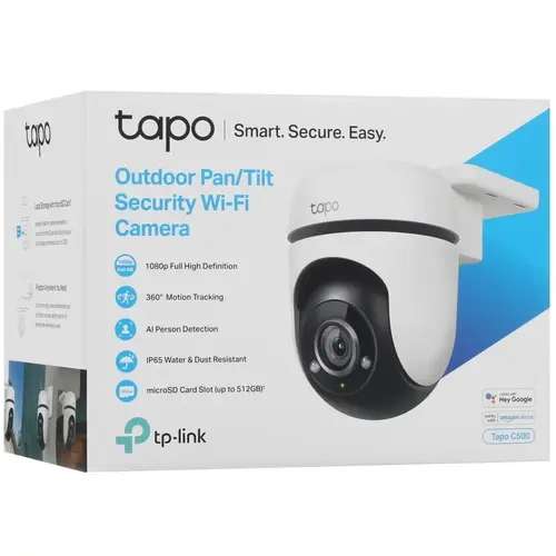 IP-камера TP-Link Tapo C500, 2 Мп, 1920x1080, 15 кадр./сек, CMOS, 2 Мп, Wi-Fi, ночная съемка, датчик движения