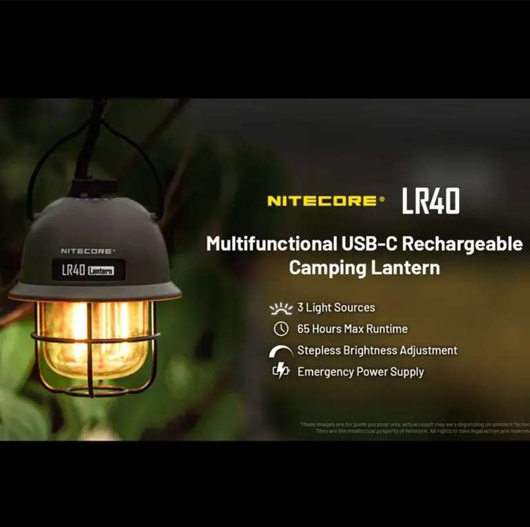 Фонарь кемпинговый NITECORE LR40