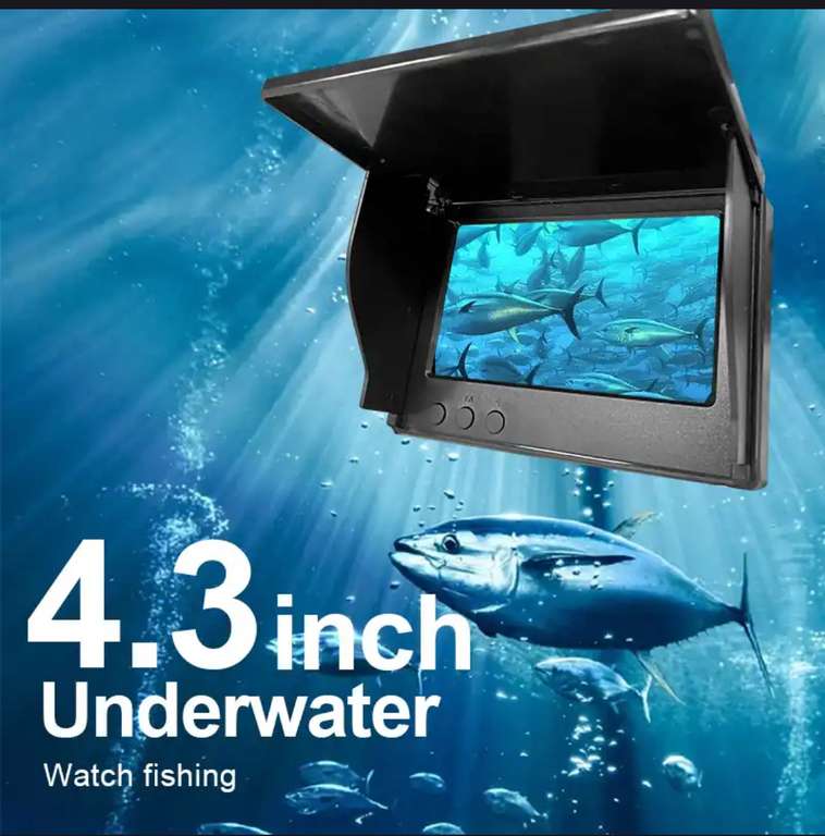 Камера подводная с монитором 4.3"