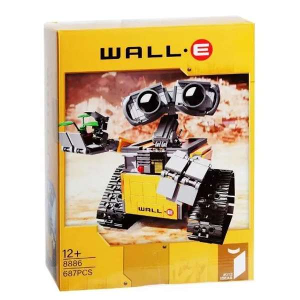 Конструктор WALL-E (валли) 687 деталей, с картой OZON и списанием бонусов продавца