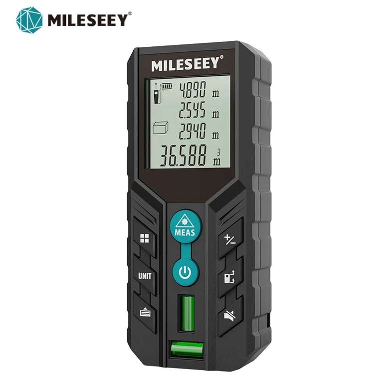 Лазерный дальномер Mileseey D2, 40м (и другие расстояния)