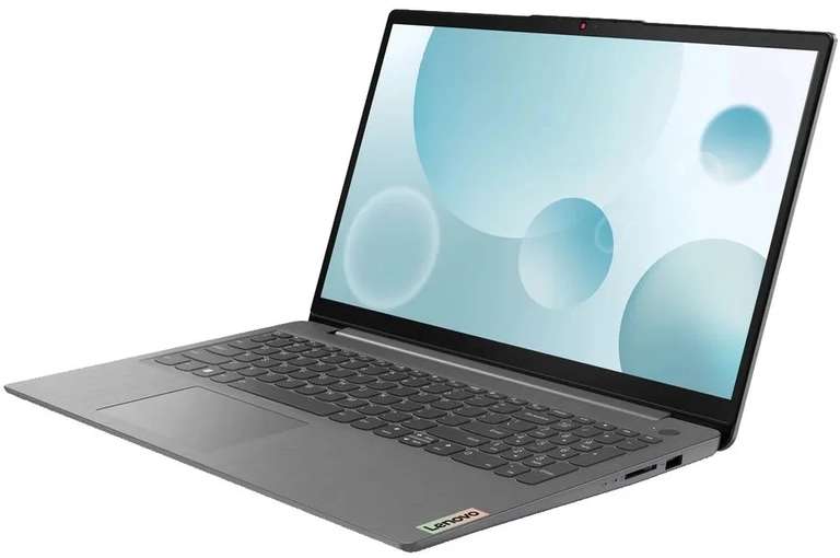 Ноутбук Lenovo IdeaPad 3 15IAU7 (i3-1215U (1.2 ГГц), RAM 8 ГБ, SSD 256 ГБ, Intel UHD Graphics, TN, 1920x1080, Без ОС, (82RK00B2RK)