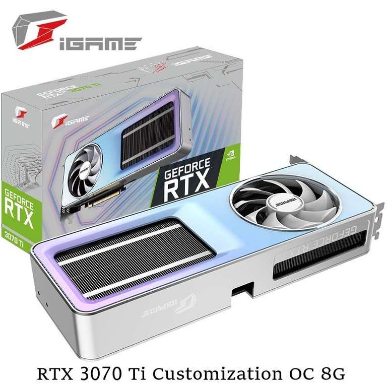 Видеокарта Colorful 8 ГБ (GeForce RTX 3070 Ti Customization OC 8G) из-за рубежа