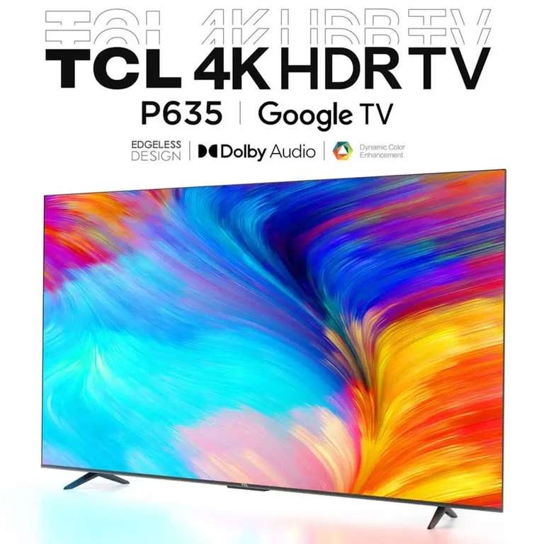 Телевизор TCL 4K HDR TV P635 65" 4K HDR Smart TV (по Ozon карте)