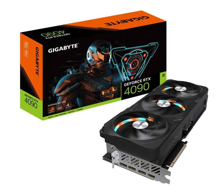 Видеокарта Gigabyte GeForce RTX 4090 GAMING OC 24 ГБ (цена по Озон карте)