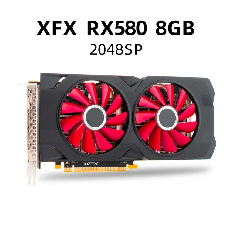 Видеокарта XFX Inc. AMD Radeon RX 580 8 ГБ (из-за рубежа, цена с ozon картой)