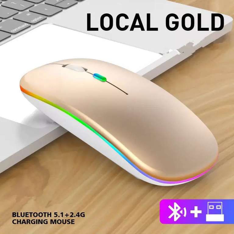 Беспроводная мышь с подсветкой RGB