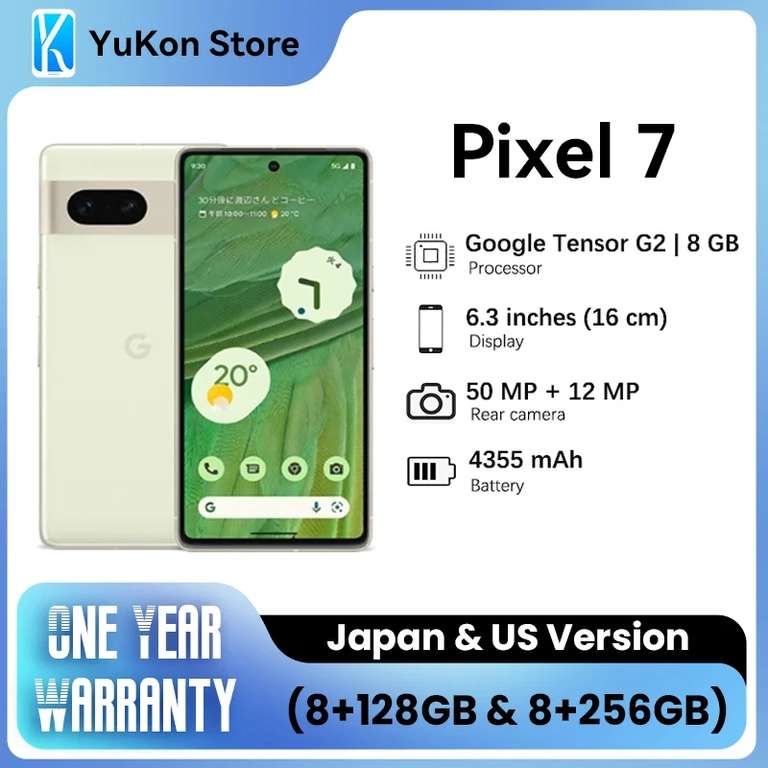 Смартфон Google Pixel 7, 8/128 Гб, Японец, 3 расцветки