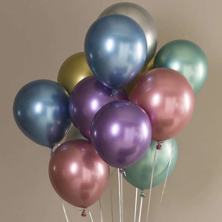 5 блестящих воздушных шариков GeForest Store