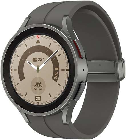 Умные часы Samsung Galaxy Watch5 Pro, 45mm, серебристый