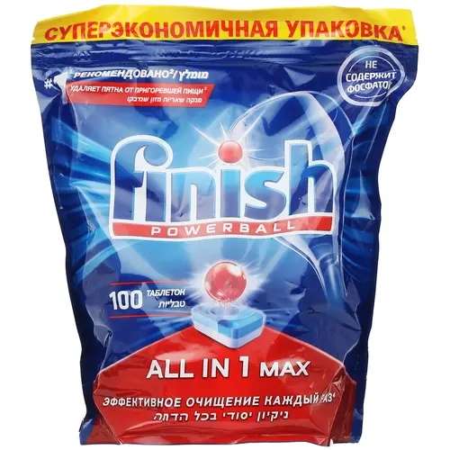 [МСК] Средство для ПММ Finish Shine&Protect All in 1 (100 шт.)