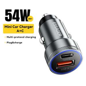 Автомобильное зарядное устройство Essager car charger 54w