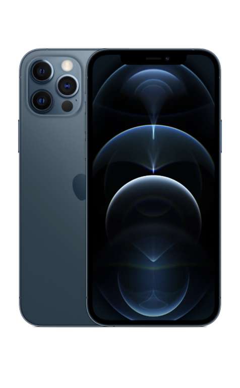 Смартфон Apple iPhone 12 Pro восстановленный 128 ГБ RU, тихоокеанский синий
