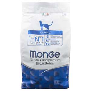 Сухой корм для кошек Monge Urinary, для профилактики МКБ, курица, 1.5 кг (ещё 47% возврат бонусами)