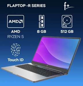 Ультрабук F+ Laptop 15.6'' R Ryzen 5600U 8+512Gb Win11 IPS