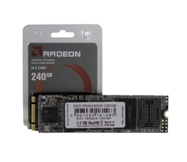 Твердотельный накопитель AMD Radeon 240 ГБ M.2 R5M240G8