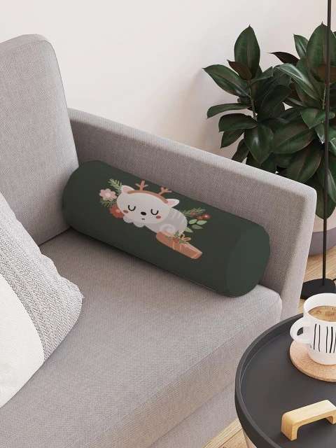 Декоративная подушка-валик JoyArty в ассортименте, 16x45 см