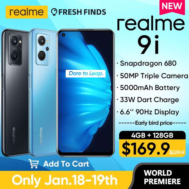 Смартфон Realme 9i 4/128 Gb