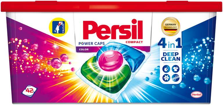 Капсулы Persil Power Caps Color 4 in 1, 70 шт.