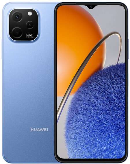 Смартфон Huawei Nova Y61 4/128GB полночный черный и сапфировый синий (с WB кошельком)