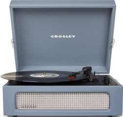 [Сургут] Проигрыватель виниловых дисков Crosley Voyager, Washed Blue (CR8017A-WB4)